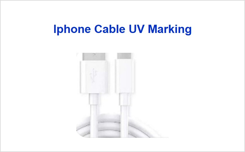 iPhone數據線內碼激光打標機 實現三碼合一